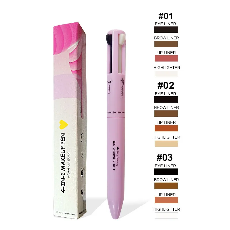 Beauty Makeup Drawing - Crayon à sourcils 4 en 1,