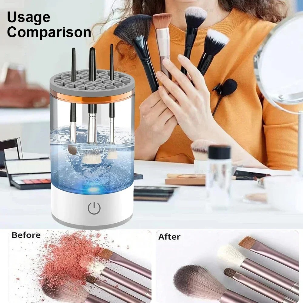 Beauty Makeup Products - Nettoyeur de pinceaux de maquillage électrique