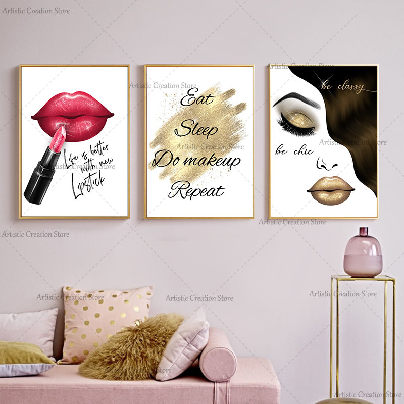 Affiches de Studio de miles à  - Beauty Makeup Drawing avis et prix